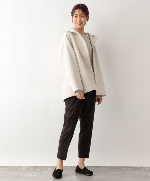 「GLOBAL WORK」 コート LARGE チャコールグレー レディース_画像3