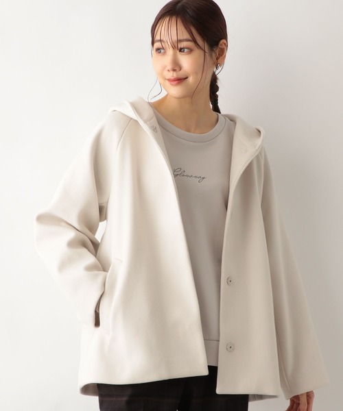 「GLOBAL WORK」 コート LARGE チャコールグレー レディース_画像5