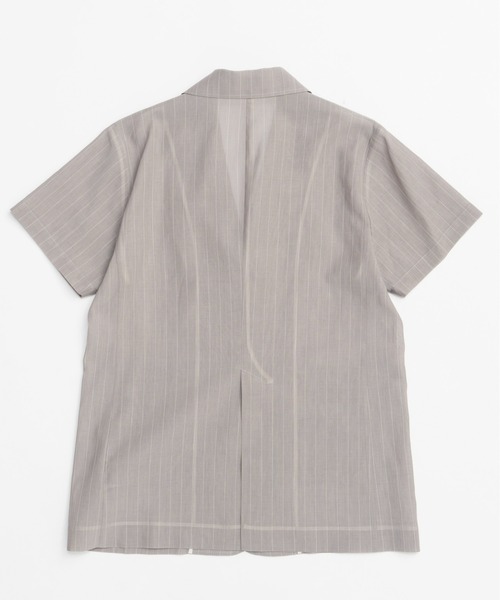 MAISON SPECIAL ジッパー付テーラードジャケット クリーム色 MAISON SPECIAL ジャケット テーラードジャケット Sheer Half