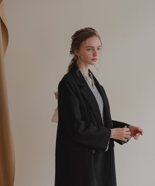 「Dorry Doll」 チェスターコート MEDIUM ブラック レディース_画像6