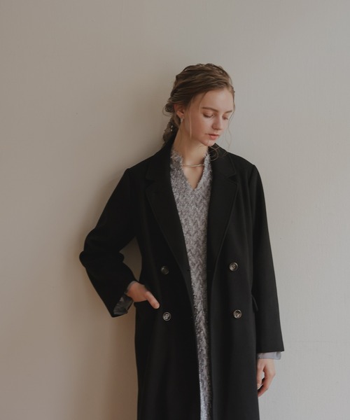 「Dorry Doll」 チェスターコート MEDIUM ブラック レディース_画像7