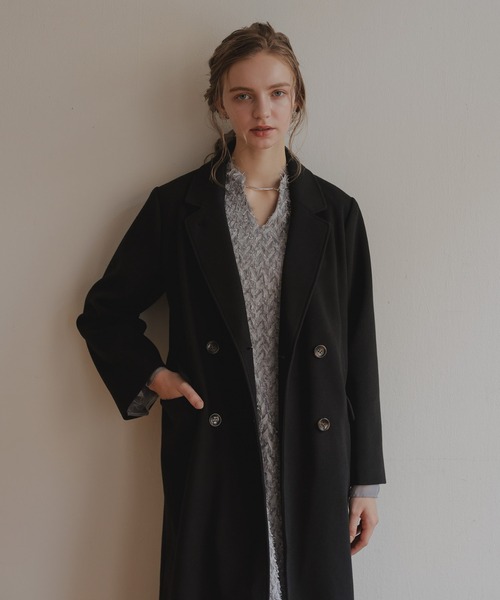 「Dorry Doll」 チェスターコート MEDIUM ブラック レディース_画像8