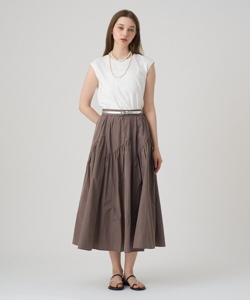 ANAYI（アナイ） tシャツ コットンスムースフレンチプルオーバー