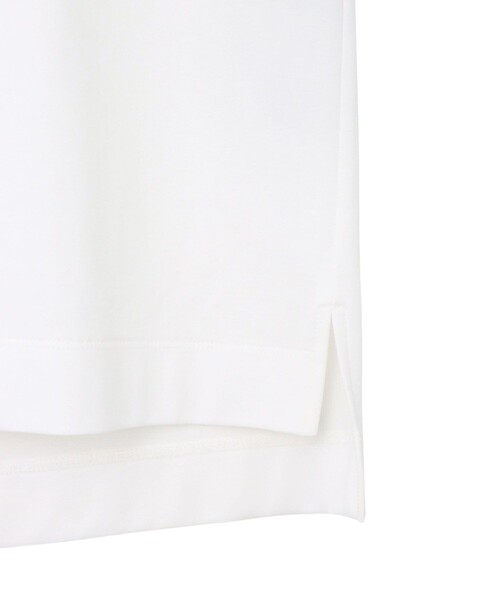 美品✨ANAYI アナイ　綿スムースプルオーバー　ホワイト　ドッキング ANAYI（アナイ） tシャツ コットンスムースフレンチプルオーバー