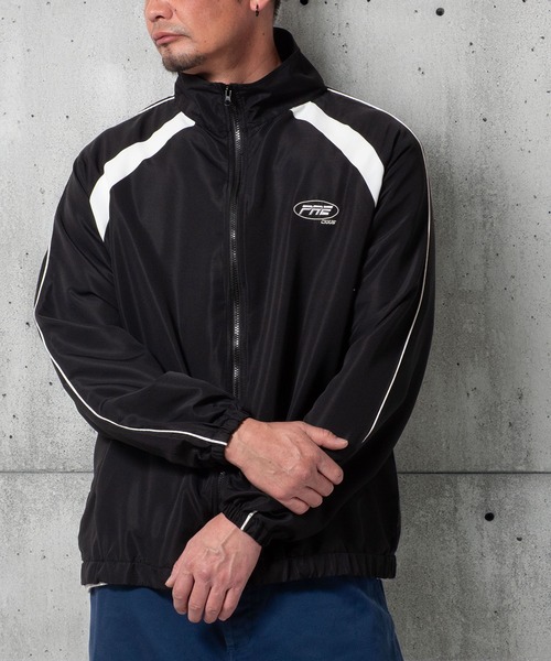 BAYBLO ナイロンジャケット (SA) ドライ パイピング ロゴ ジャケット