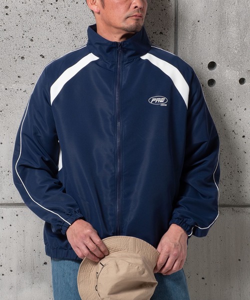 BAYBLO ナイロンジャケット (SA) ドライ パイピング ロゴ ジャケット