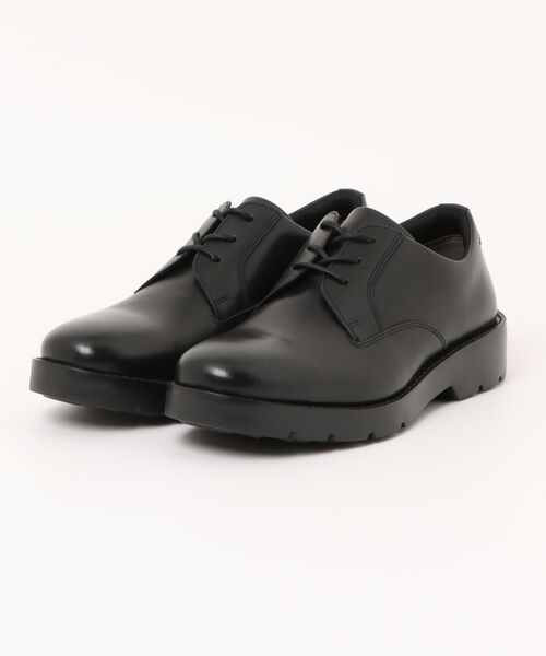 【美品】ホーキンス オックスフォード プレーントゥ 本革 ブラック 26.5 英国製 【HAWKINS】 ホーキンス PUNCHED OXFORD パンチド