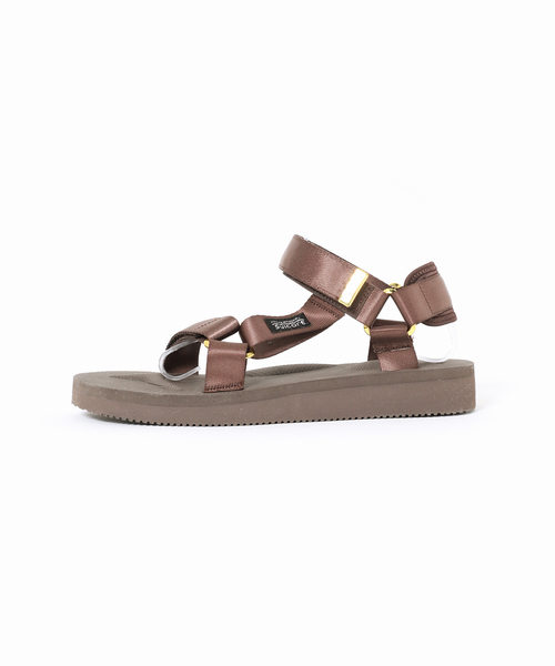 美品 Suicoke アパルトモン別注 ストラップ サンダル グレージュ 23 夏のスタンダードアイテムとして名高い〈SUICOKE〉と