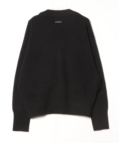 MASONPRINCE 「M.P Studios」ニットカーディガン S ブラック メンズ