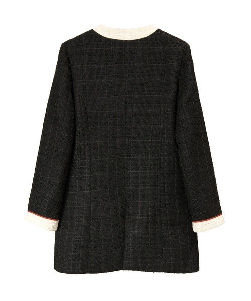 「emiriawiz」 ノーカラーコート SMALL ブラック レディース_画像8