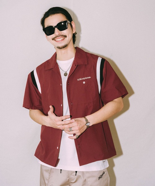 NineMicrophones（ナインマイクロフォンズ） シャツ BOWLING SHIRT