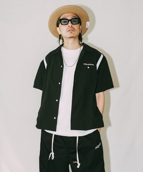NineMicrophones（ナインマイクロフォンズ） シャツ BOWLING SHIRT