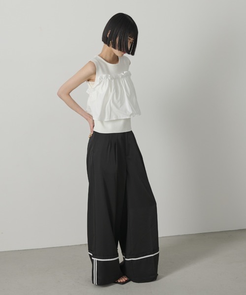 Bonny ビスチェレイヤードmtm AIC. ビスチェレイヤードニットトップス レディース : ZOZOTOWN