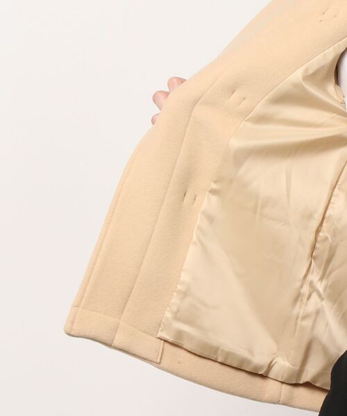 「B:MING by BEAMS」 ダッフルコート MEDIUM オリーブ レディース_画像2