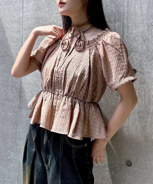 PAGEBOY ブラウス シャツ 2WAYオフショルブラウス レディース