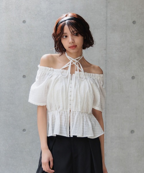 ブラウス シャツ 2WAYオフショルブラウス レディース ブラウス シャツ 2WAYオフショルブラウス レディース : ZOZOTOWN