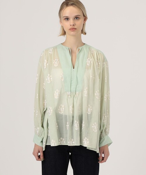 neQuittezpas ヌキテパCOTTON VOILE SEDUM ブラウス NE QUITTEZ PAS!（ヌキテパ） ブラウス シャツ ne Quittez pas COTTON