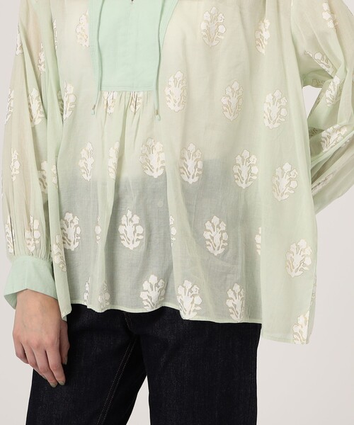 NE QUITTEZ PAS! ブラウス シャツ ne Quittez pas COTTON VOILE