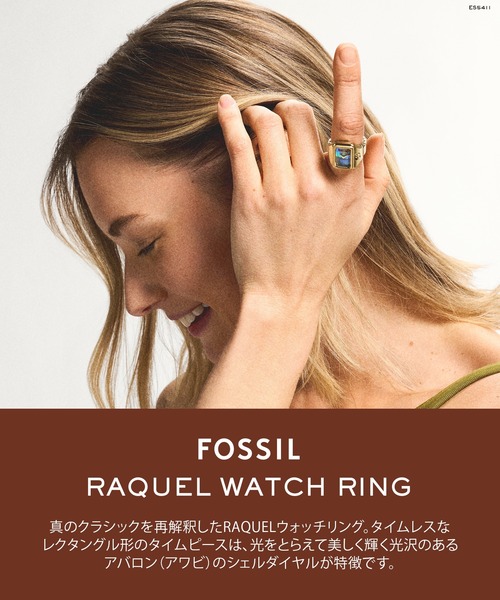 FOSSIL 腕時計 フォッシル リングウォッチ レディース アナログ