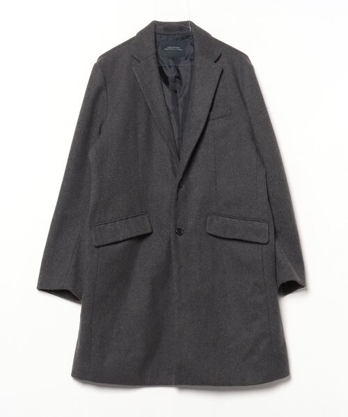 NANO universe（ナノ・ユニバース） チェスターコート L グレー メンズ