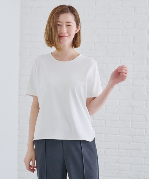 FORME　UVカットTシャツ　ホワイト　白　LADIES forme東原亜希 2024春夏 UVカットTシャツ 白FREE - メルカリ