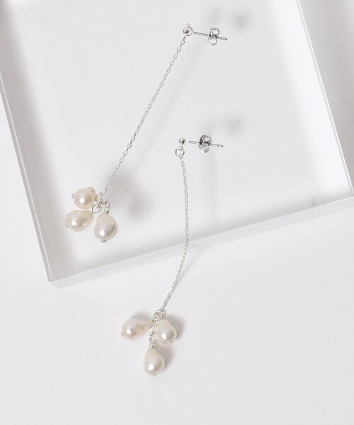 ピアス Firsthand/ファーストハンド チェーン パールピアス / スタッドピアス / 両耳用 レディース | Firsthand | 03
