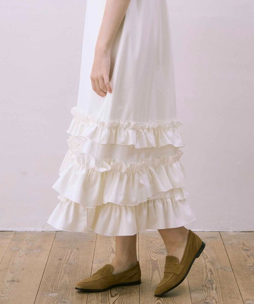 Luan ワンピース 「Luan」STRIPED PETAL CAMISOLE OP/ストライプ