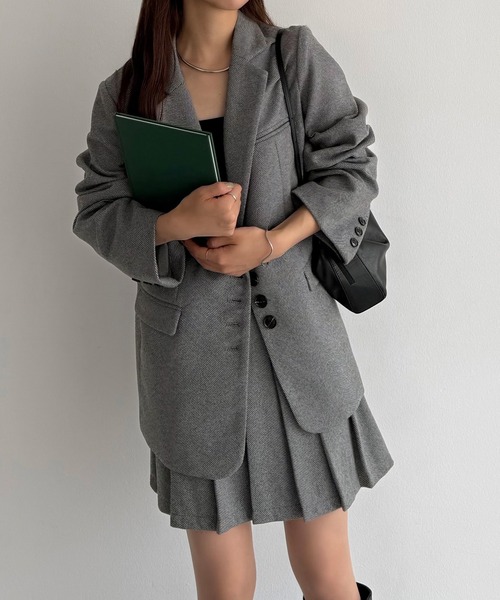 callautia（カラウティア） ジャケット テーラードジャケット ボタン