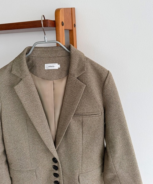 callautia（カラウティア） ジャケット テーラードジャケット ボタン