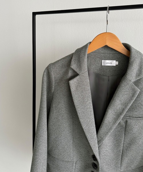 callautia（カラウティア） ジャケット テーラードジャケット ボタン