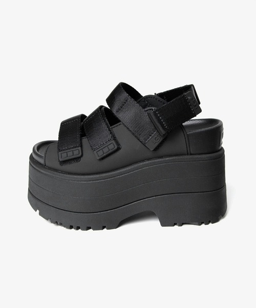 UGG ゴールデンライズ ブラック サンダル　23cm UGG Australia サンダル GOLDENRISE アグ ゴールデンライズ