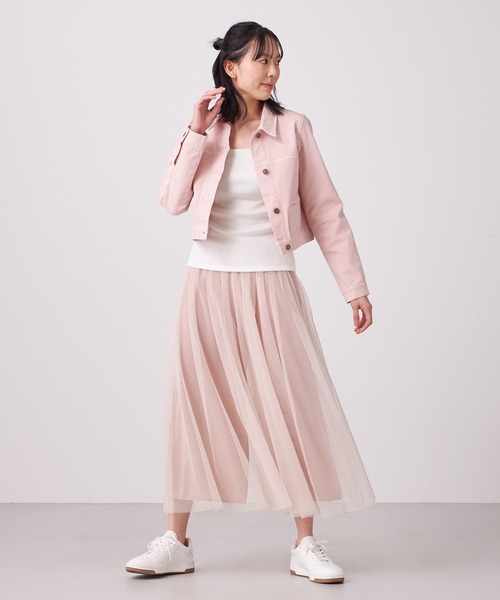 新品同様チャコットBallet Denim Smart Jacket ピンク　M 新品同様チャコットBallet Denim Smart Jacket ピンク M