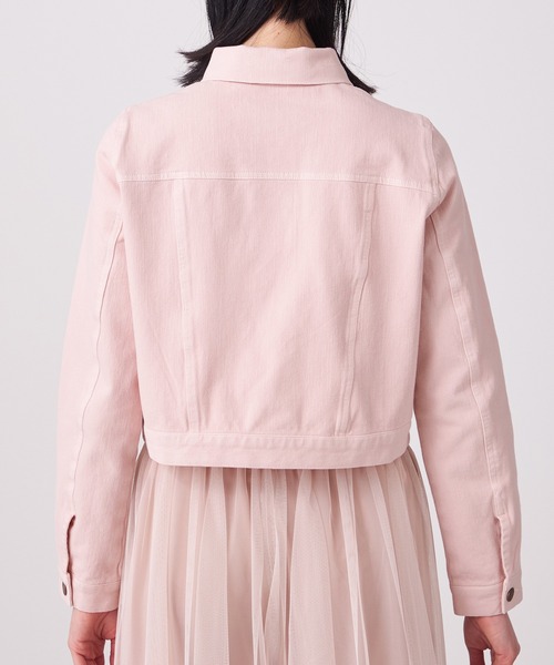 Kroche Paris クマさん 人形付き ピンク デニム ジャケット Kroche Paris クマさん 人形付き ピンク デニム ジャケット