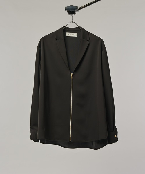 CULLNI（クルニ） シャツ 「CULLNI/クルニ」テーラードZIPシャツ