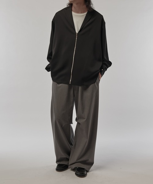 CULLNI（クルニ） シャツ 「CULLNI/クルニ」テーラードZIPシャツ