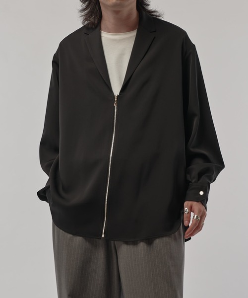 CULLNI（クルニ） シャツ 「CULLNI/クルニ」テーラードZIPシャツ