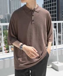 ポロシャツ レーヨンリネン半袖ニットポロ メンズ｜ZOZOTOWN Yahoo!店