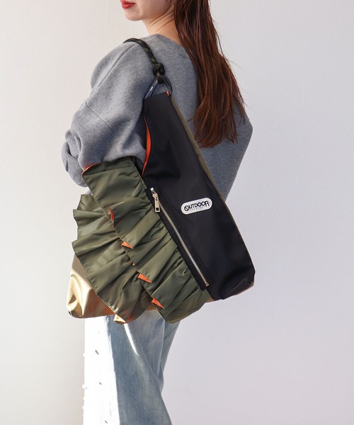 Outdoor Risley コラボトートバッグ OUTDOOR PRODUCTS トートバッグ 「RISLEY×OUTDOOR PRODUCTS」 W