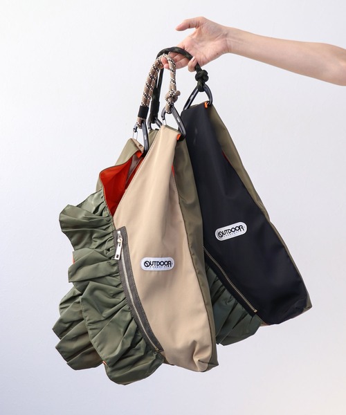 OUTDOOR PRODUCTS トートバッグ 「RISLEY×OUTDOOR 」バイカラー