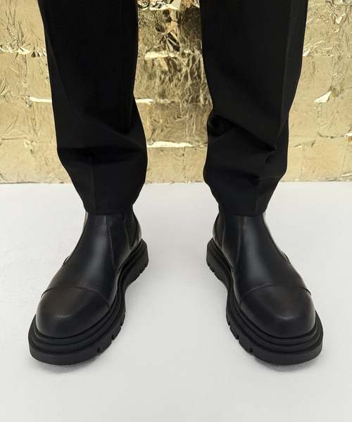 新品未使用品 自宅保管 ARMANI エンポリオ アルマーニ レザーブーツ 黒 新品未使用品 自宅保管 ARMANI エンポリオ アルマーニ レザーブーツ 黒