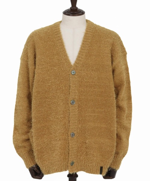 CAMBIO（カンビオ） カーディガン mcg3676-Minimal Shaggy Knit