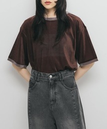 tシャツ メッシュベロアリンガーTEE レディース｜ZOZOTOWN Yahoo!店