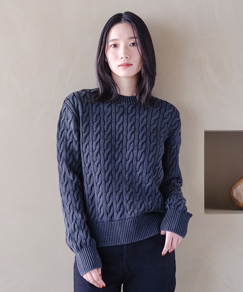 Levi's（リーバイス） ニット セーター ボーイフレンド ケーブルクルー