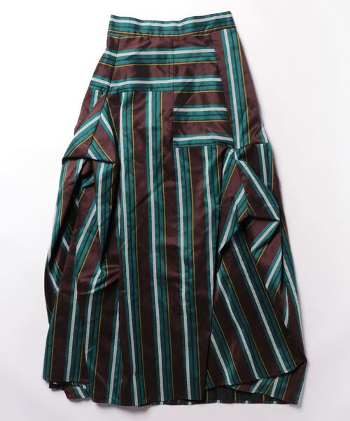 UN3D.（アンスリード） ロングスカート 38 ブラウン レディース