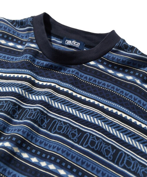 「NAUTICA」 長袖Tシャツ LARGE オリーブ メンズ