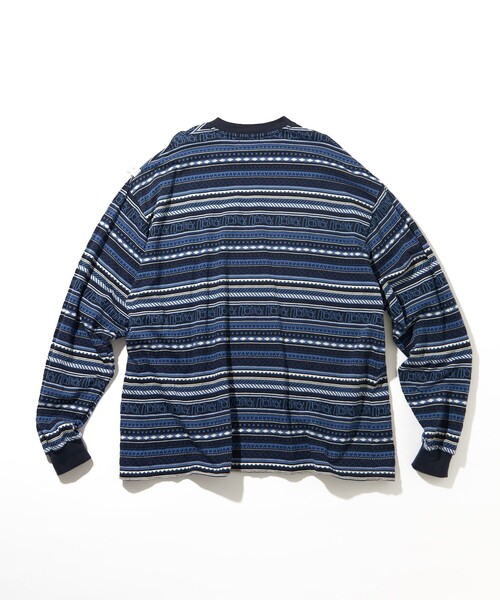「NAUTICA」 長袖Tシャツ LARGE オリーブ メンズ