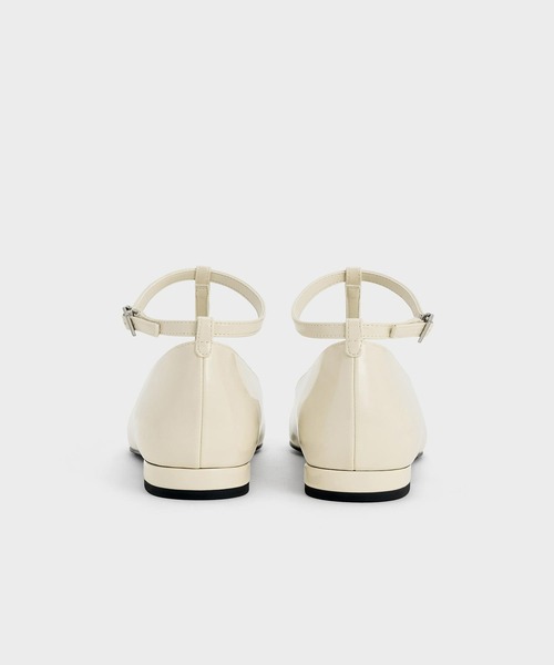 「CHARLES & KEITH」 フラットパンプス 22.5cm ブラック系その他6 レディース_画像3