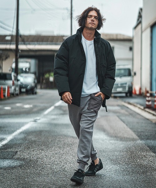 CAMBIO（カンビオ） スウェットパンツ ジャージ mp14030- アシメ異素材