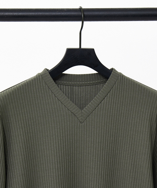 「5351 POUR LES HOMMES」 長袖Tシャツ 48 カーキ メンズ
