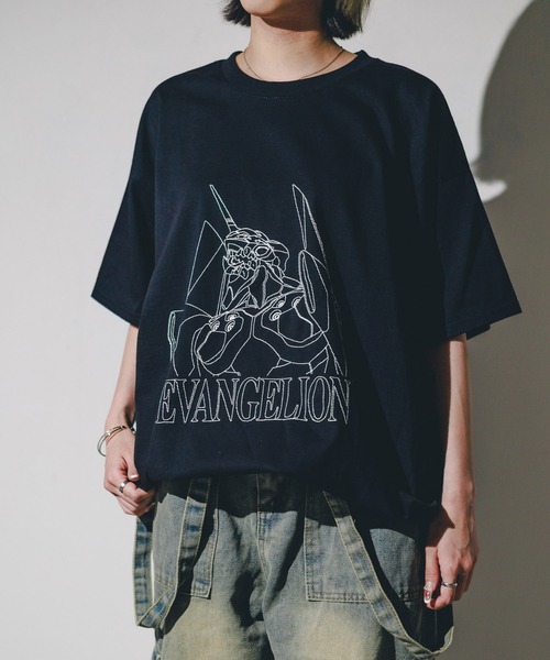 FRUIT OF THE LOOM tシャツ ○EVANGELION x LOOM○6oz 刺繍 T